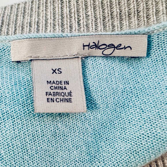 NEW Asymmetrical Hem knit sweater Draped Button Long Sleeve Top SZ XS - Picture 5 of 10